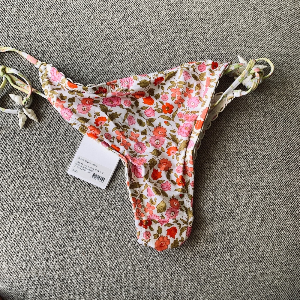 - NEW Zimmermann Goldie Crochet Bikini Bottom SWIM2-82 - Picture 5 of 8